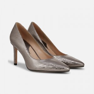 Naturalizer Women's 27 EDIT Adele Pumps Silver BL56-5746S9