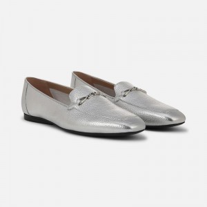 Naturalizer Women's Cecilia Loafers Silver AT14-2024L8