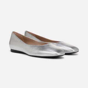 Naturalizer Women's Chelsea Ballet Flats Silver CK98-5418Z5