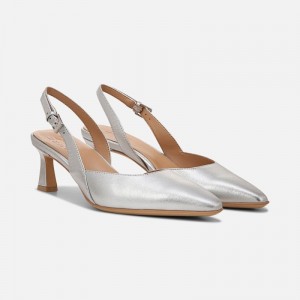 Naturalizer Women's Dalary Slingback Pumps Silver VZ74-3774A6