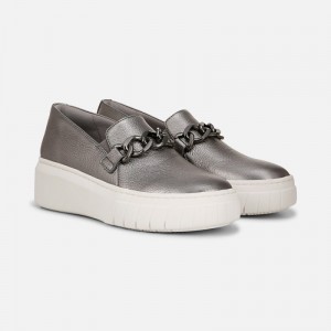 Naturalizer Women's Daphne Slip On Sneakers Silver MR96-5146C2