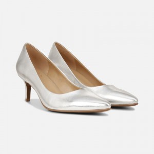 Naturalizer Women's Everly Pumps Silver TD17-0877N0
