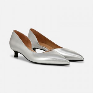 Naturalizer Women's Gallent Pumps Silver XX44-0184G6