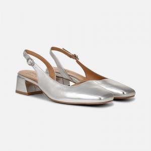 Naturalizer Women's Jayla Slingback Pumps Silver EE22-1802Z1