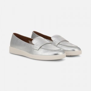Naturalizer Women's Karis Loafers Silver UI29-0889E8