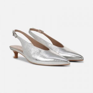 Naturalizer Women's Nicolette Pumps Silver NV59-5279X1