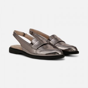 Naturalizer Women's SOUL Yeah Slingback Loafers Silver PH07-4967G0