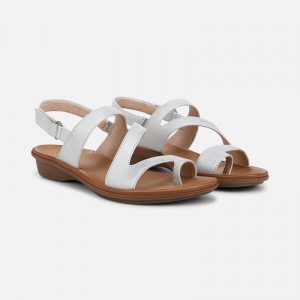 Naturalizer Women's Soul Shakina Strappy Sandals Silver KP93-6323M4