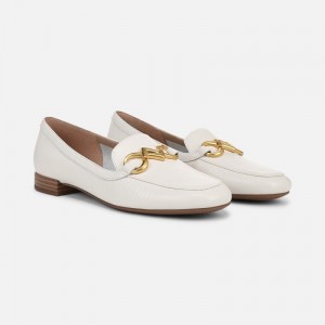 Naturalizer Women's Jovie Bit Loafers White JG81-0561R9