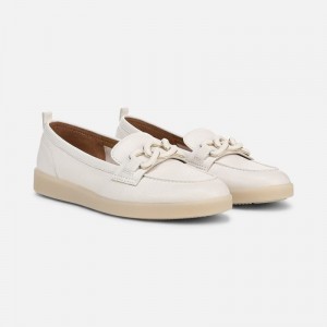 Naturalizer Women's Kateri Bit Loafers White TE41-8351F8