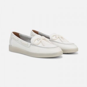 Naturalizer Women's Keel Boat Shoes White QQ85-2695O0