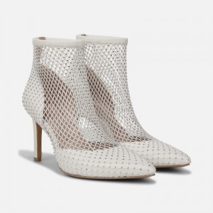Naturalizer Women's Liebe Booties White RX30-7380Y7