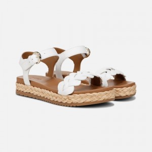 Naturalizer Women's Neila Platform Sandals White OI76-2536G5