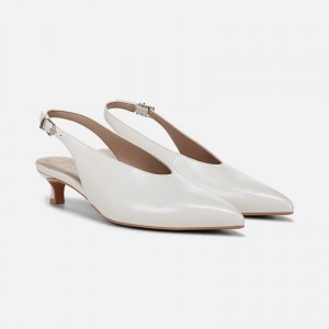 Naturalizer Women's Nicolette Pumps White FN72-9542N7