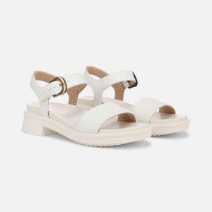 Naturalizer Women's SOUL Emma Strappy Platform Sandals White KJ05-2535J3