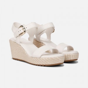 Naturalizer Women's Stella Wedge Sandals White PF66-3056P6
