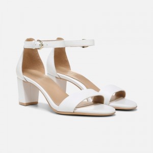 Naturalizer Women's Vera Heeled Dress Sandals White SG17-7117W4