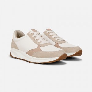 Naturalizer Women's Shay Lace Up Sneakers White / Beige RP37-1177I8