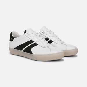 Naturalizer Women's Medina Lace Up Sneakers White / Black XF32-7292O5