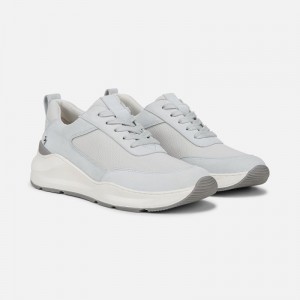 Naturalizer Women's 27 EDIT Brooke Lace-up Sneakers White / Grey NK15-5565H5