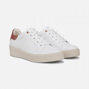 Naturalizer Women's Morrison 2.0 Lace Up Sneakers White / Pink GG91-2741V1
