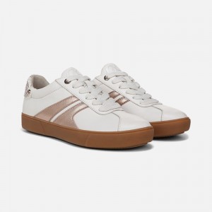 Naturalizer Women's Medina Lace Up Sneakers White / Rose Gold UV68-0958Y9