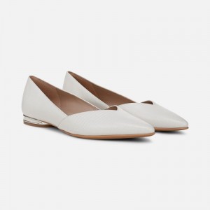 Naturalizer Women's Havana Ballet Flats White / Snake MD54-4734J2