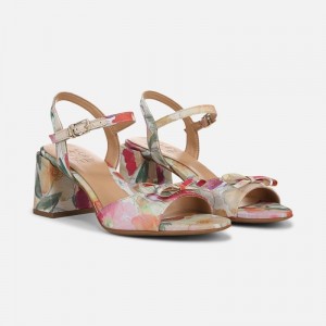 Naturalizer Women's Deandra Block Heels Dress Sandals Yellow XU15-6315N0