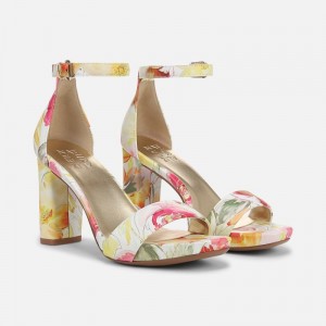 Naturalizer Women's Joy Heeled Dress Sandals Yellow OZ08-8748Z8